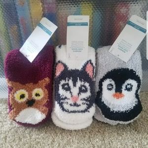 Triple Pair of Cozy Cute Socks NWT
